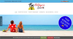 Desktop Screenshot of holidaysinspain4u.com