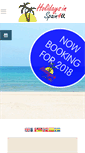 Mobile Screenshot of holidaysinspain4u.com